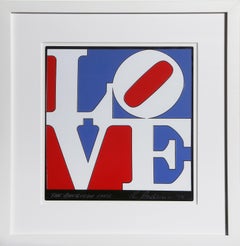 The American Love, Pop Art Print on Acrylic Panel after Robert Indiana