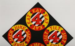 The Beware Danger, serigrafia Pop Art di Robert Indiana