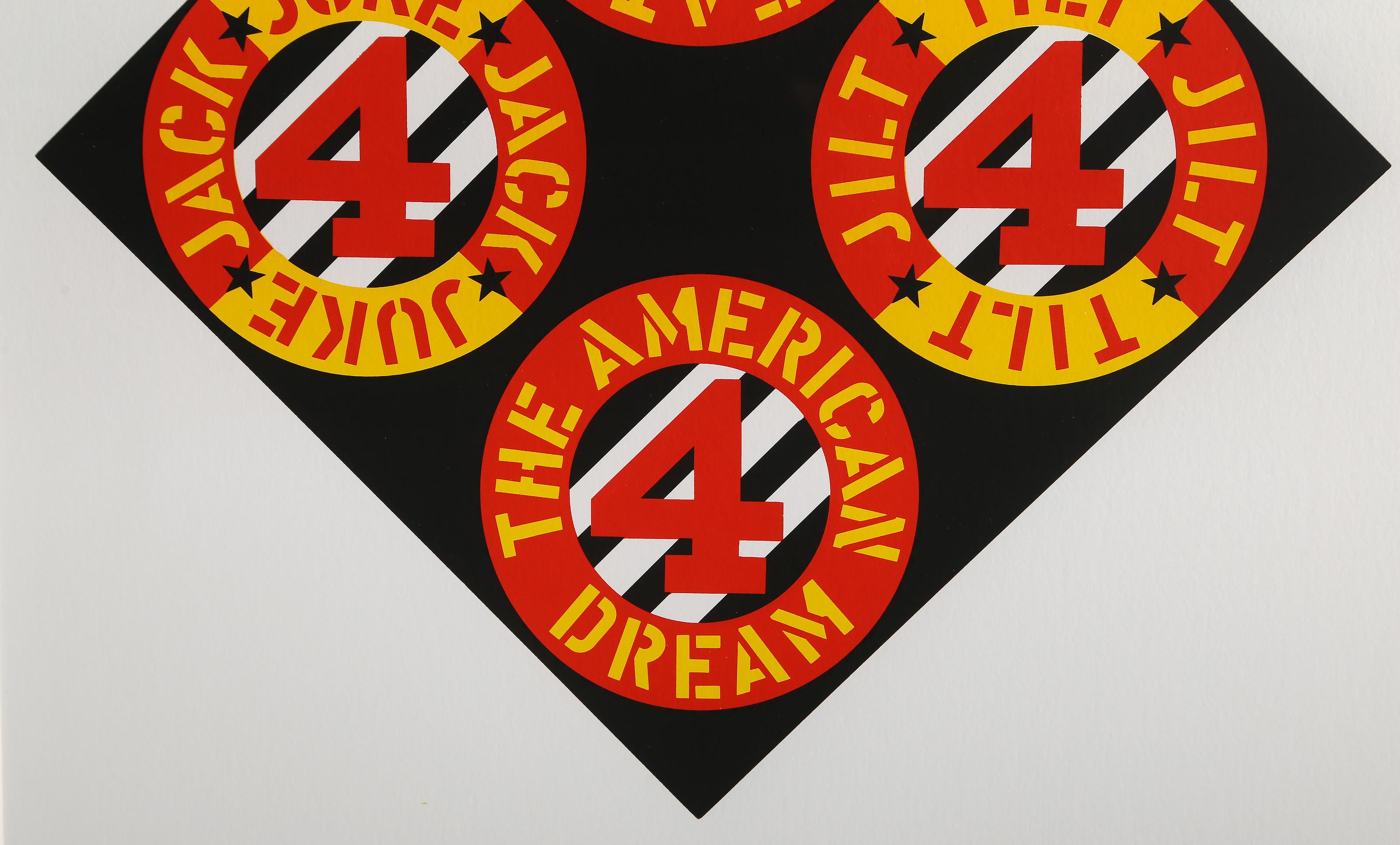 The Beware Danger, Pop Art Screenprint by Robert Indiana For Sale 2
