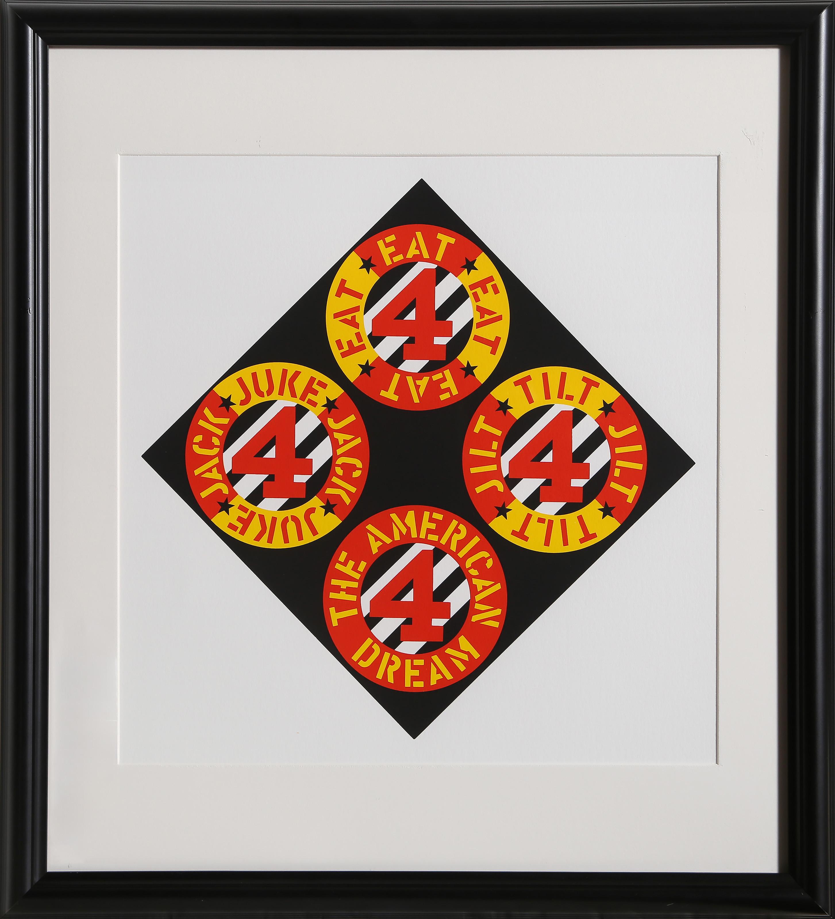 The Beware Danger, Pop Art Screenprint by Robert Indiana