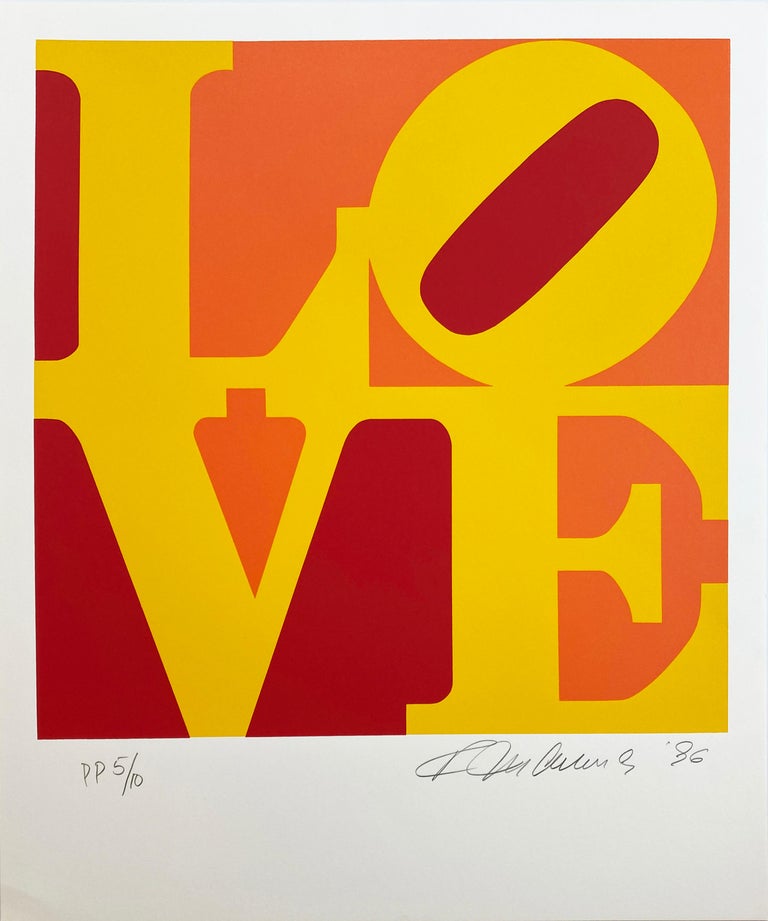 The Book of Love 10 - Print by Robert Indiana