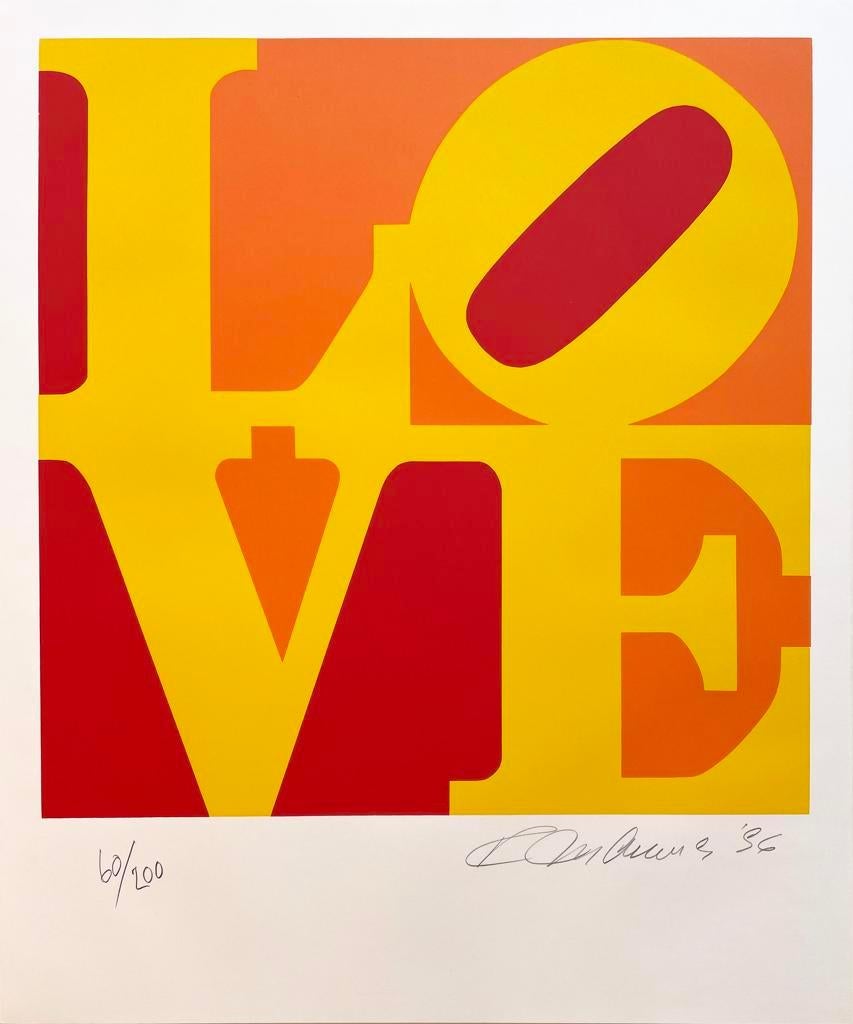 The Book of Love 10 - Print by Robert Indiana