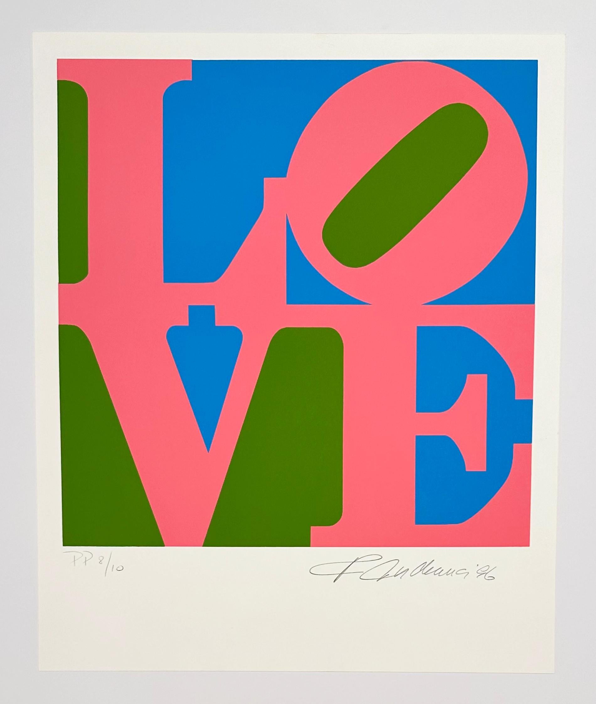 The Book of Love 11 - Print by Robert Indiana