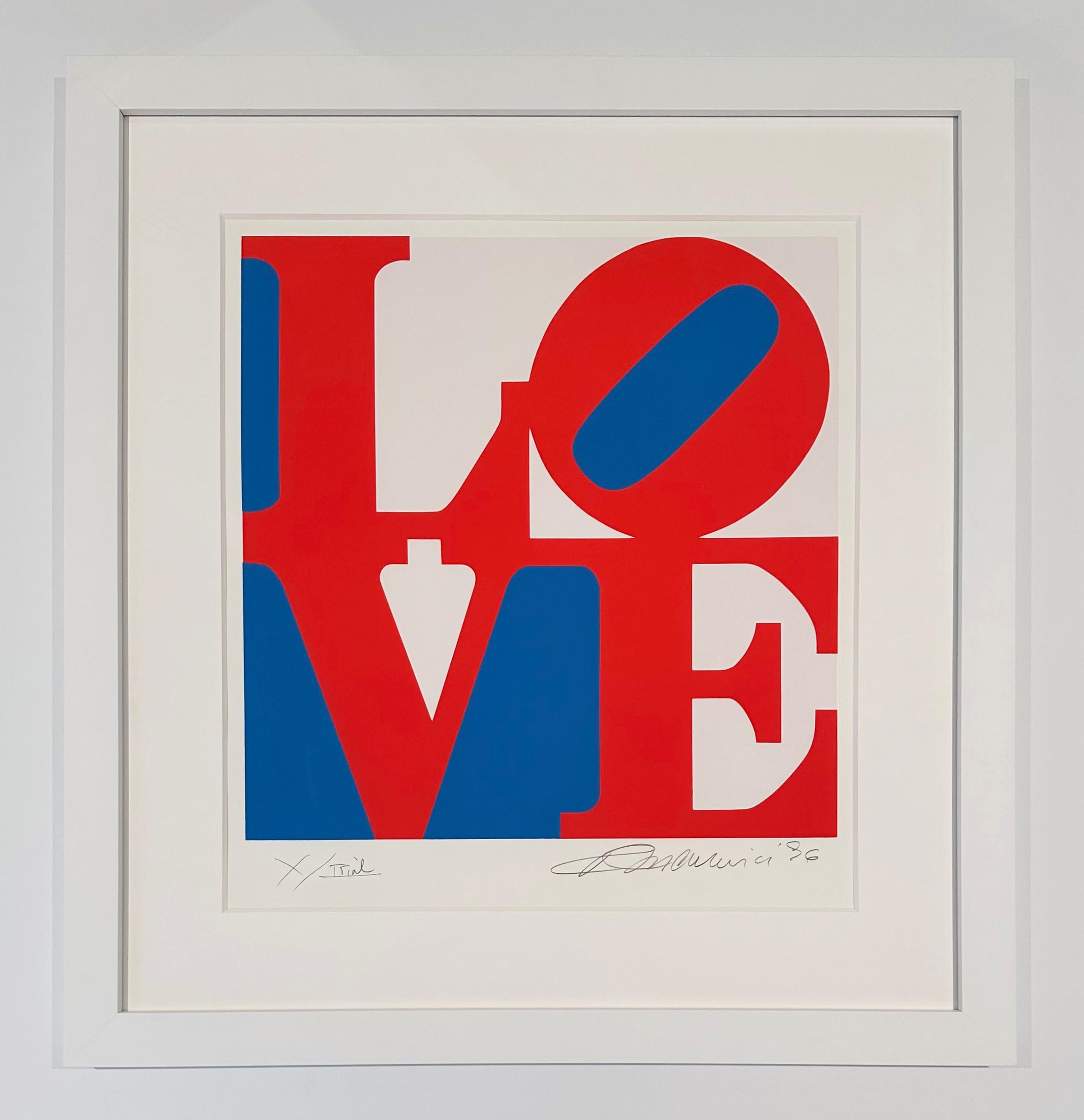 Das Buch der Liebesbuch 5 – Print von Robert Indiana