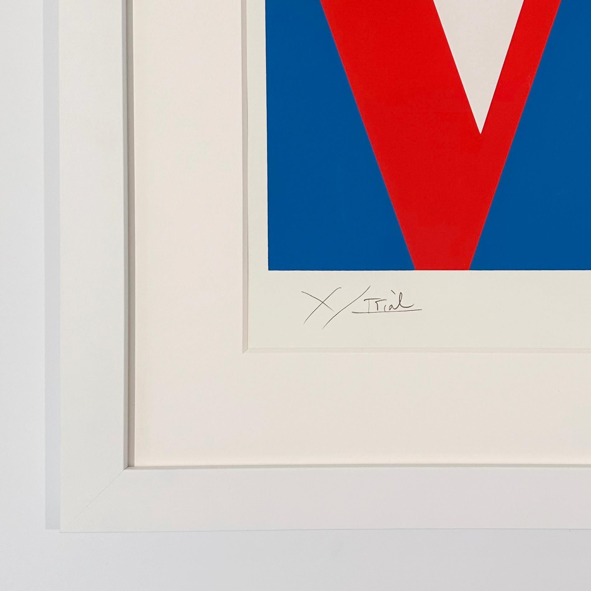 Das Buch der Liebesbuch 5 (Rot), Print, von Robert Indiana