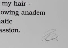 The Book of Love Poem - LOVE: Enflame, Signed Screenprint by Robert Indiana