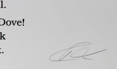 The Book of Love Poem - Quiet, The Dove, Signed Screenprint by Robert Indiana