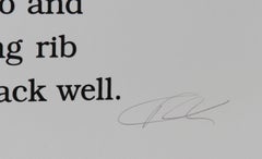 The Book of Love Poem - Thirst, Signed Screenprint by Robert Indiana