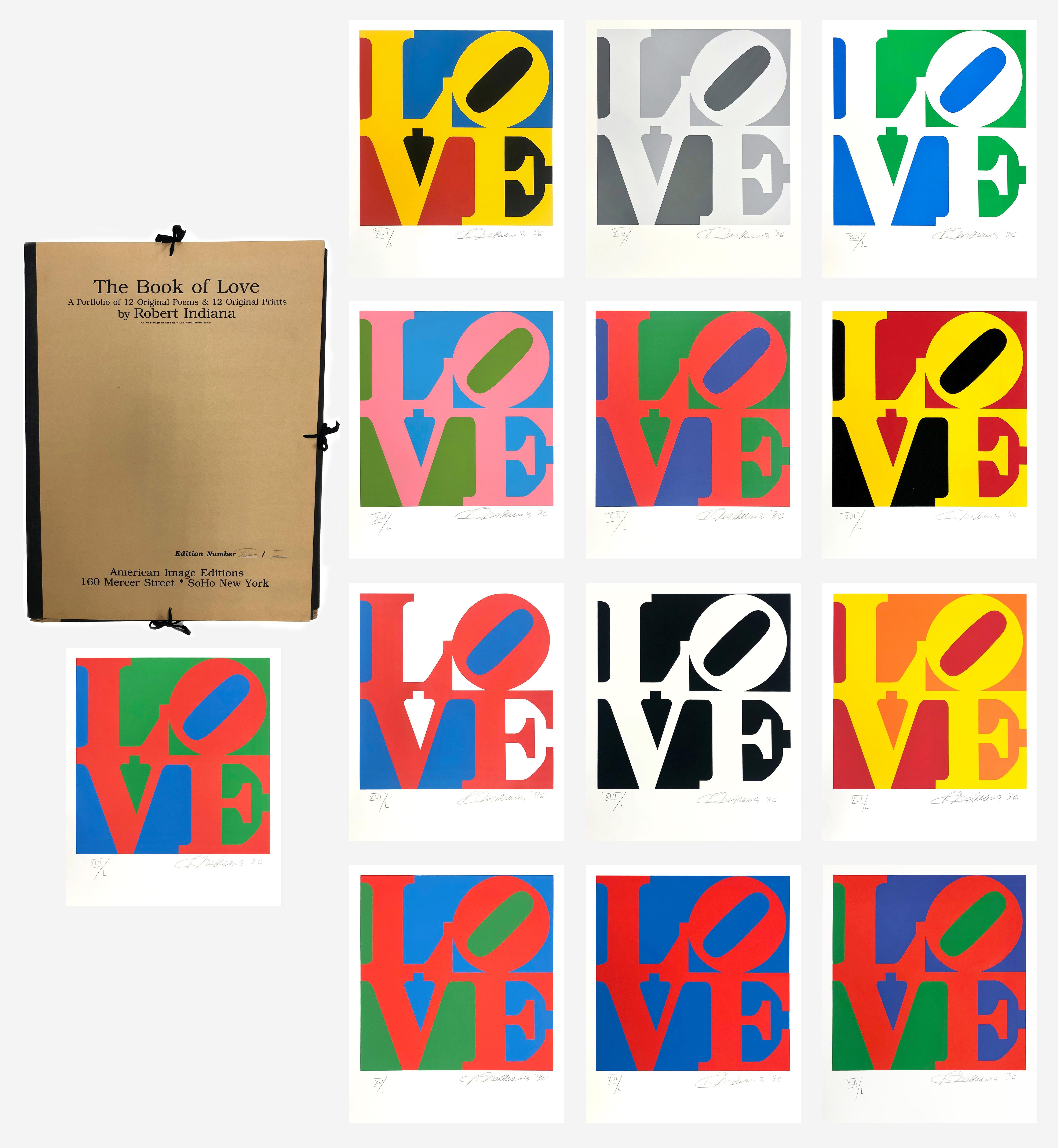 Robert Indiana Print - THE BOOK OF LOVE SUITE