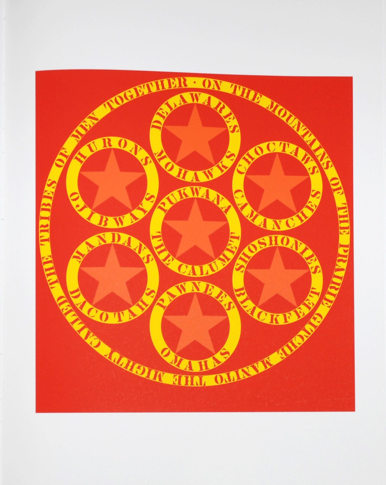 Il Calumet, da Il sogno americano - Print di Robert Indiana