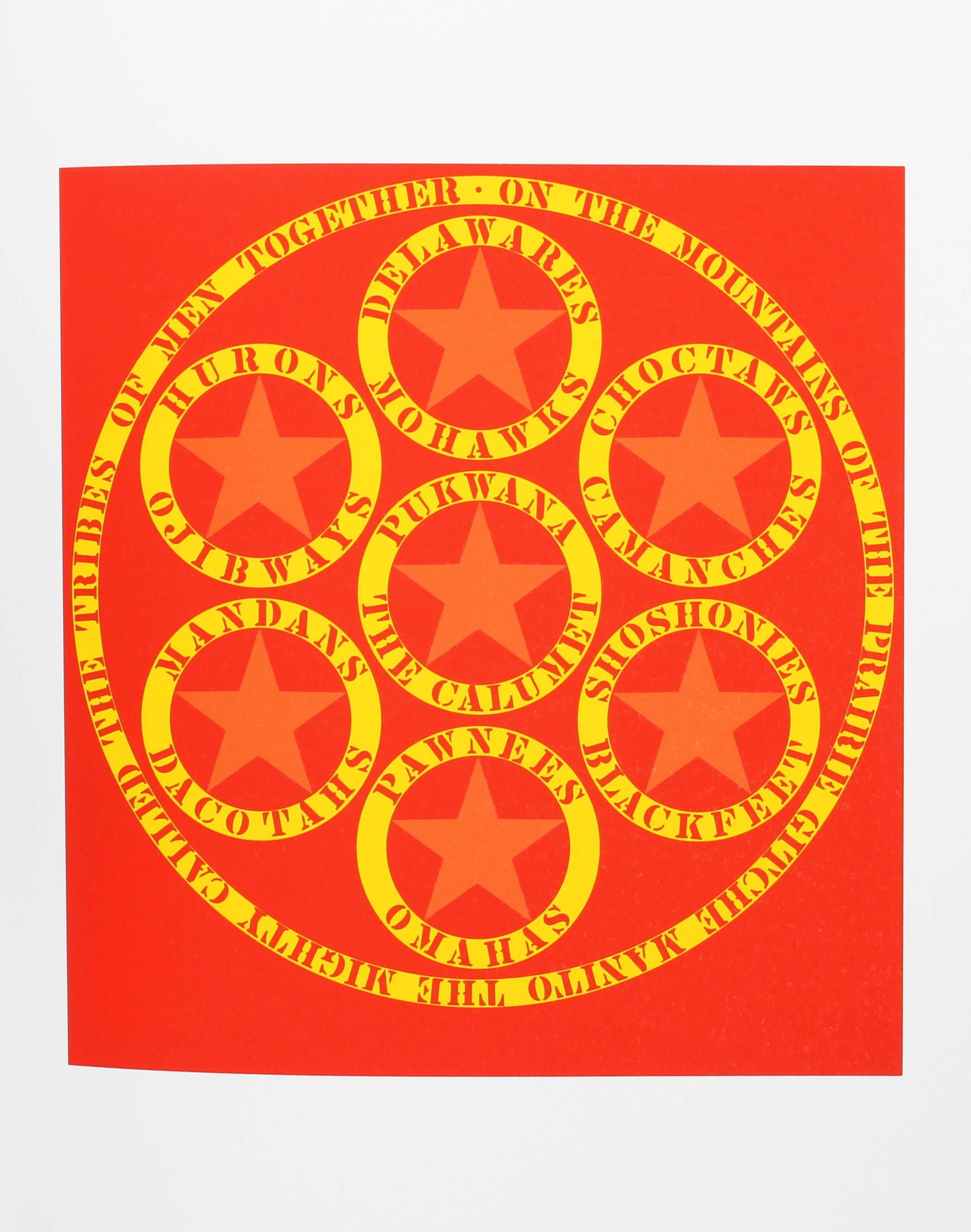"The Calumet", Serigraph from the American Dream Portfolio by Robert Indiana