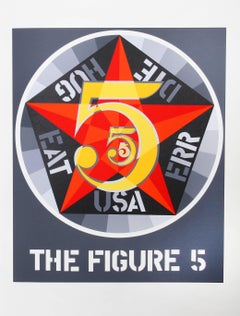 Figure 5, aus dem American Dream Portfolio von Robert Indiana