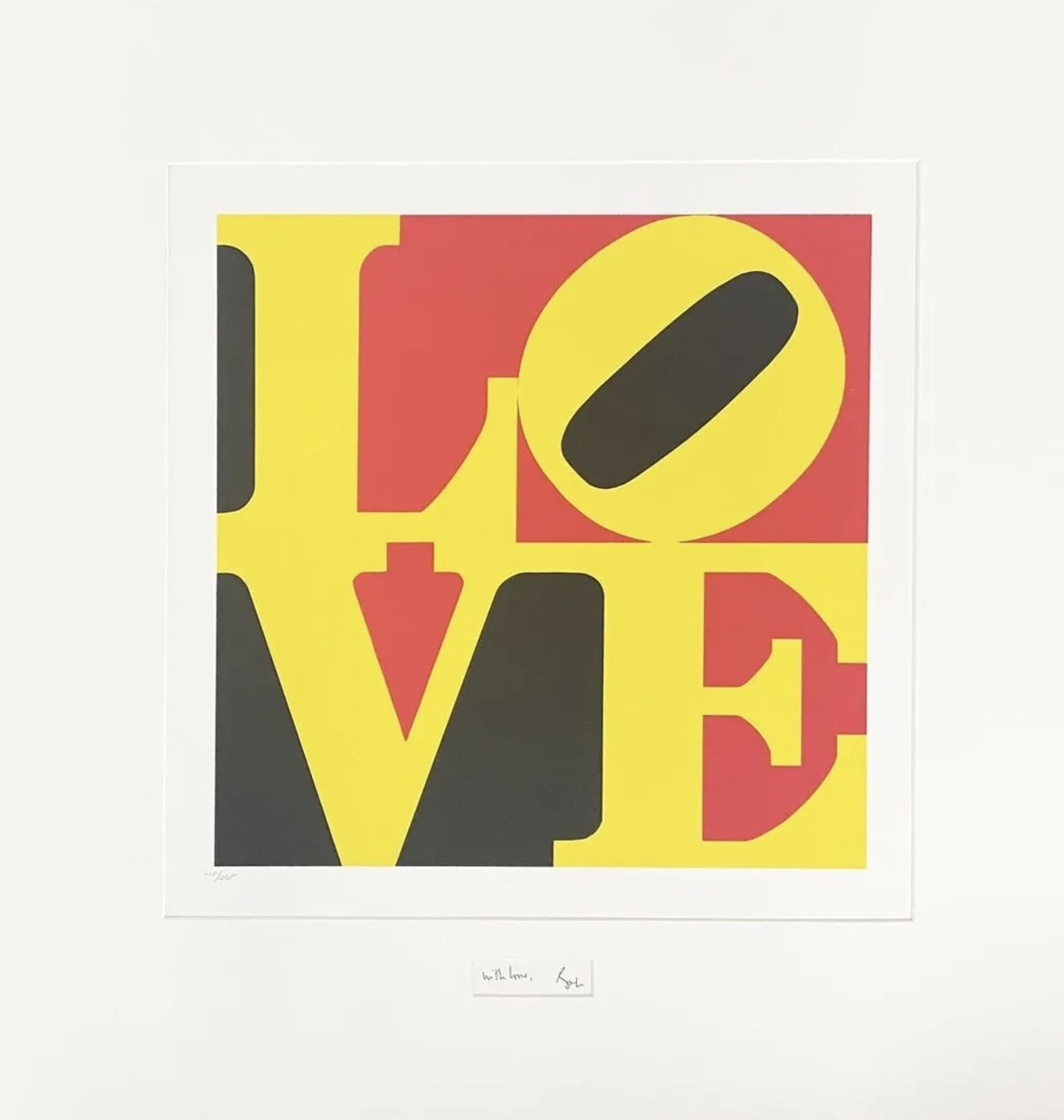 The German LOVE - Print by Robert Indiana