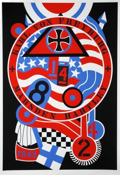 Las Elegías de Hartley: Serie de Berlín - KvF II, serigrafía de Robert Indiana