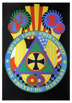 The Hartley Elegies: The Berlin Series- KvF V, sérigraphie de Robert Indiana