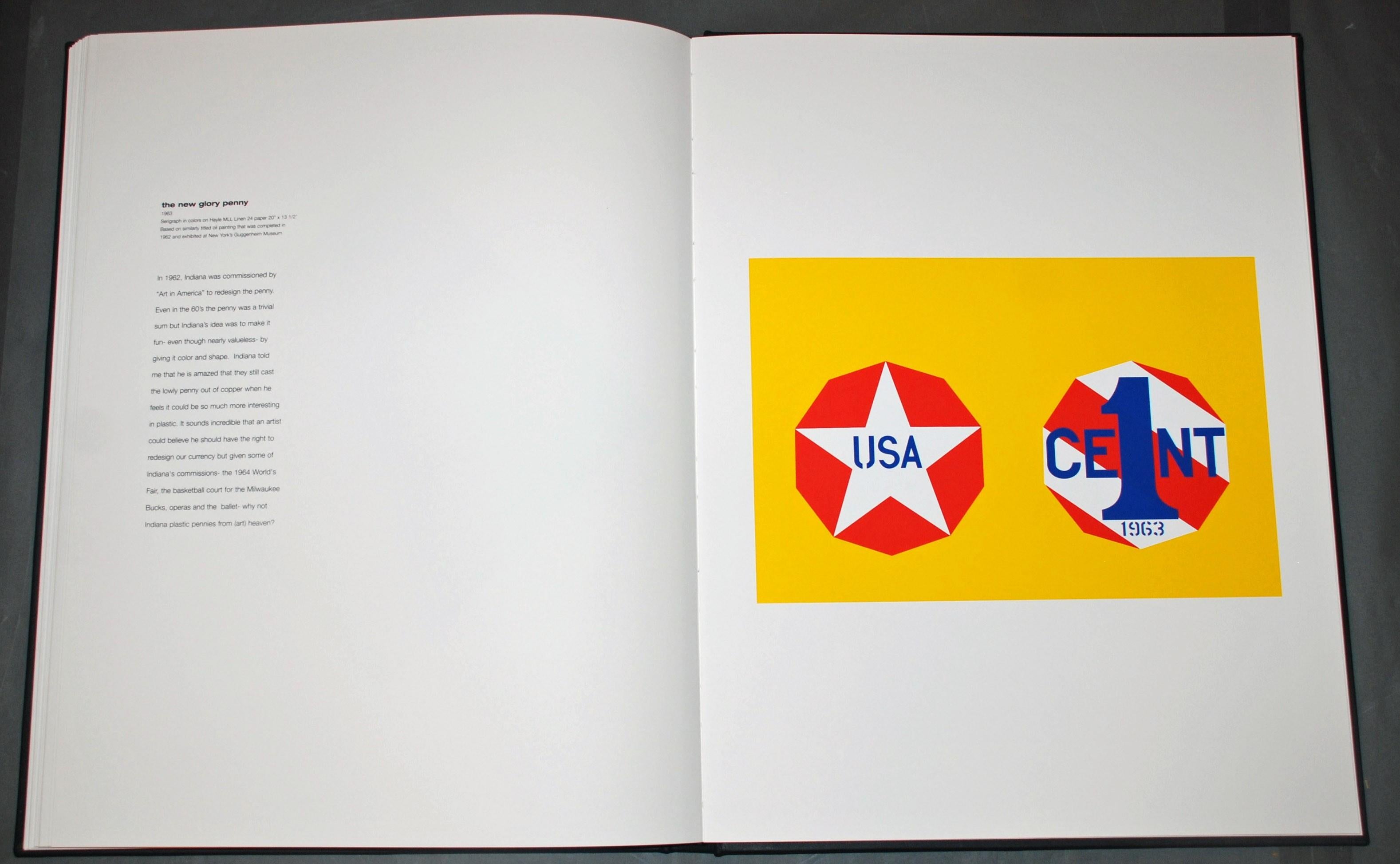 The New Glory Penny, aus dem amerikanischen Traum (Abstrakt), Print, von Robert Indiana