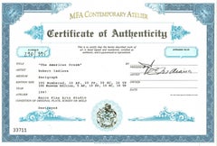 El penique de la nueva gloria, serigrafía pop art de Robert Indiana