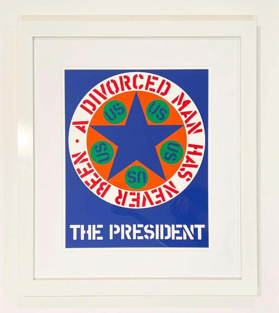 Robert Indiana Abstract Print – Der Präsident