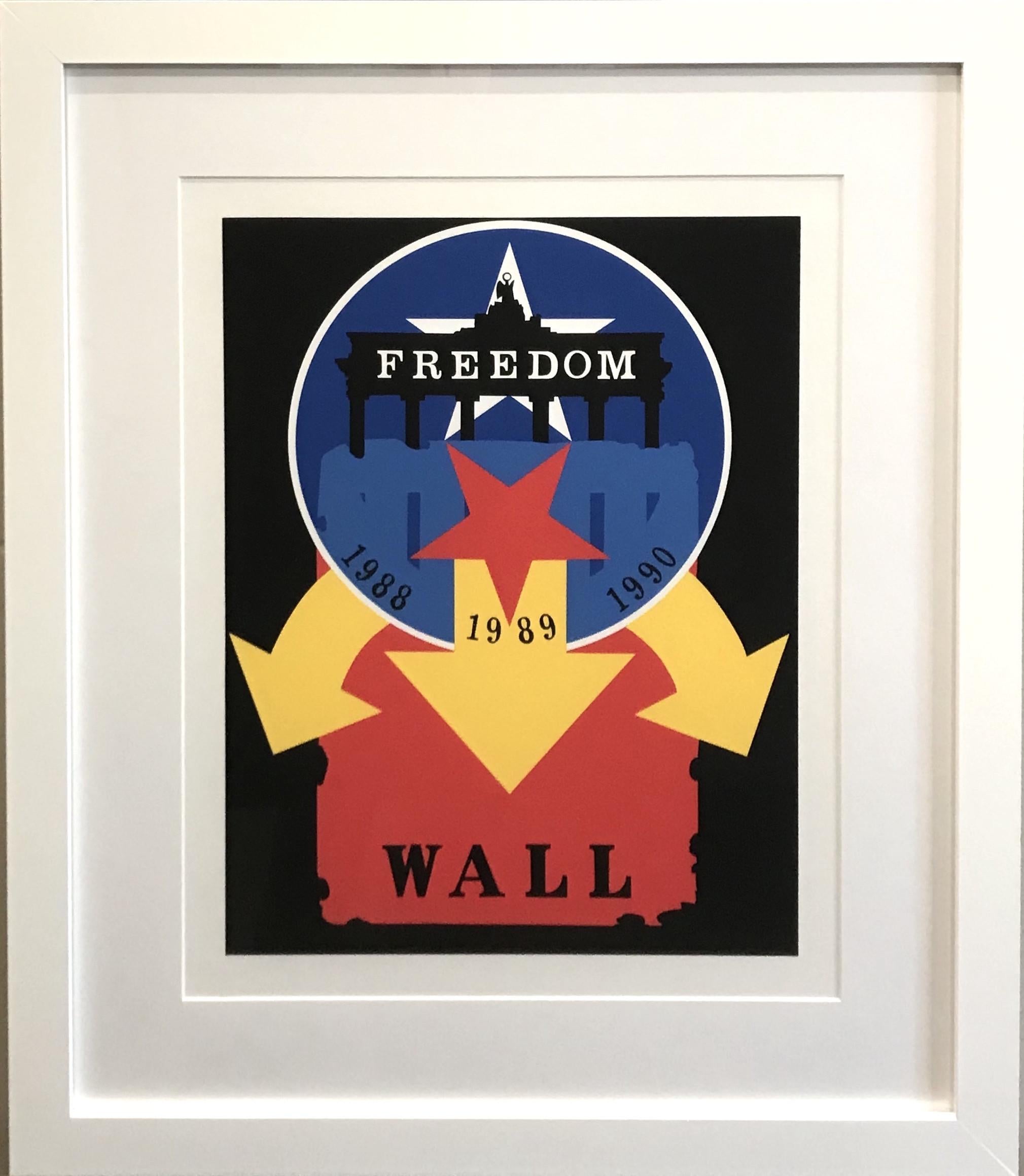 Robert Indiana Abstract Print - The Wall