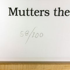 "The Word (Book of LOVE)" silkscreen on paper print by artist Robert Indiana