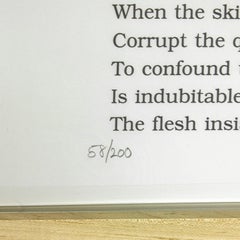 "To Draw a Straight Line (Book of LOVE)" serigrafia di Robert Indiana