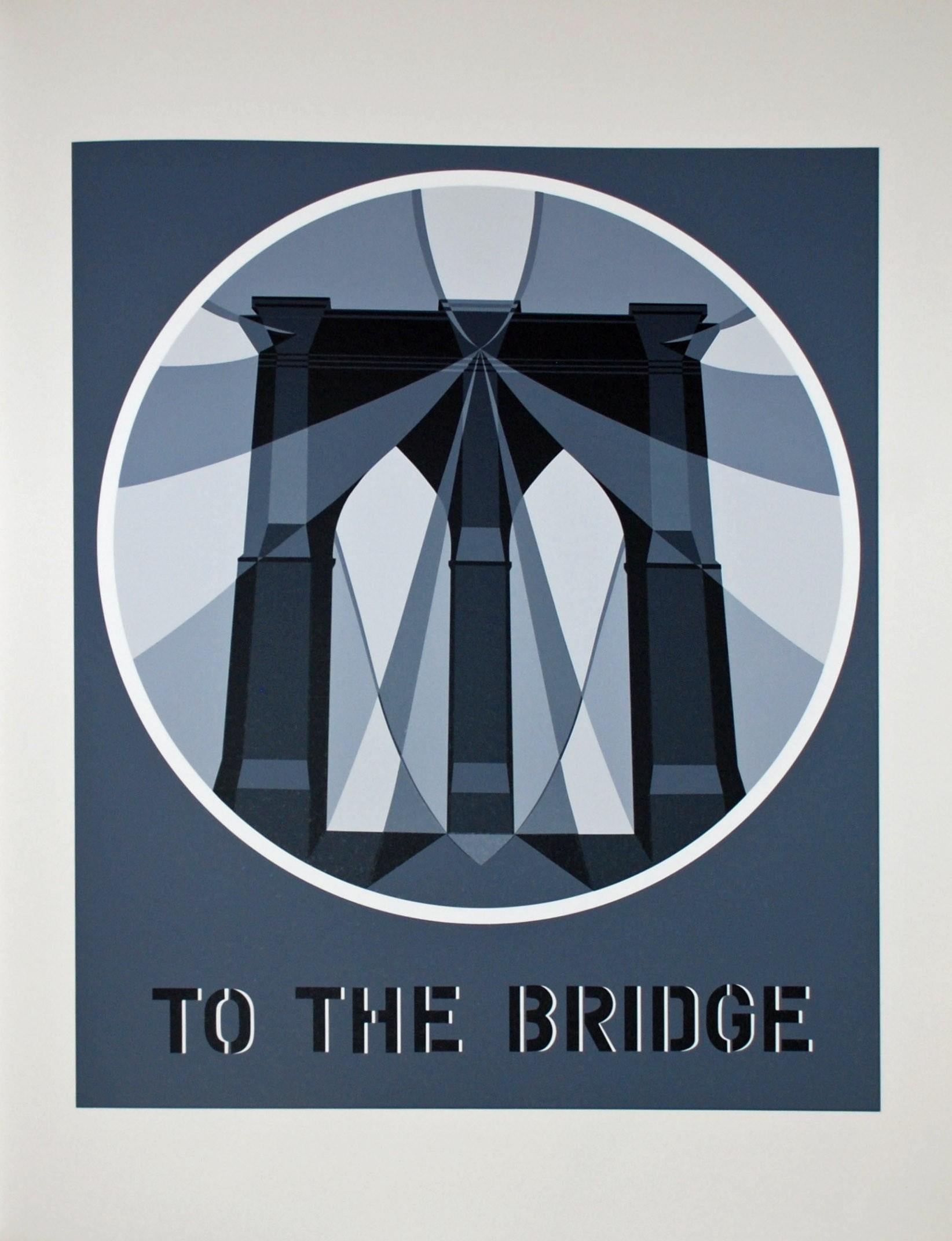 Robert Indiana Still-Life Print - To The Bridge