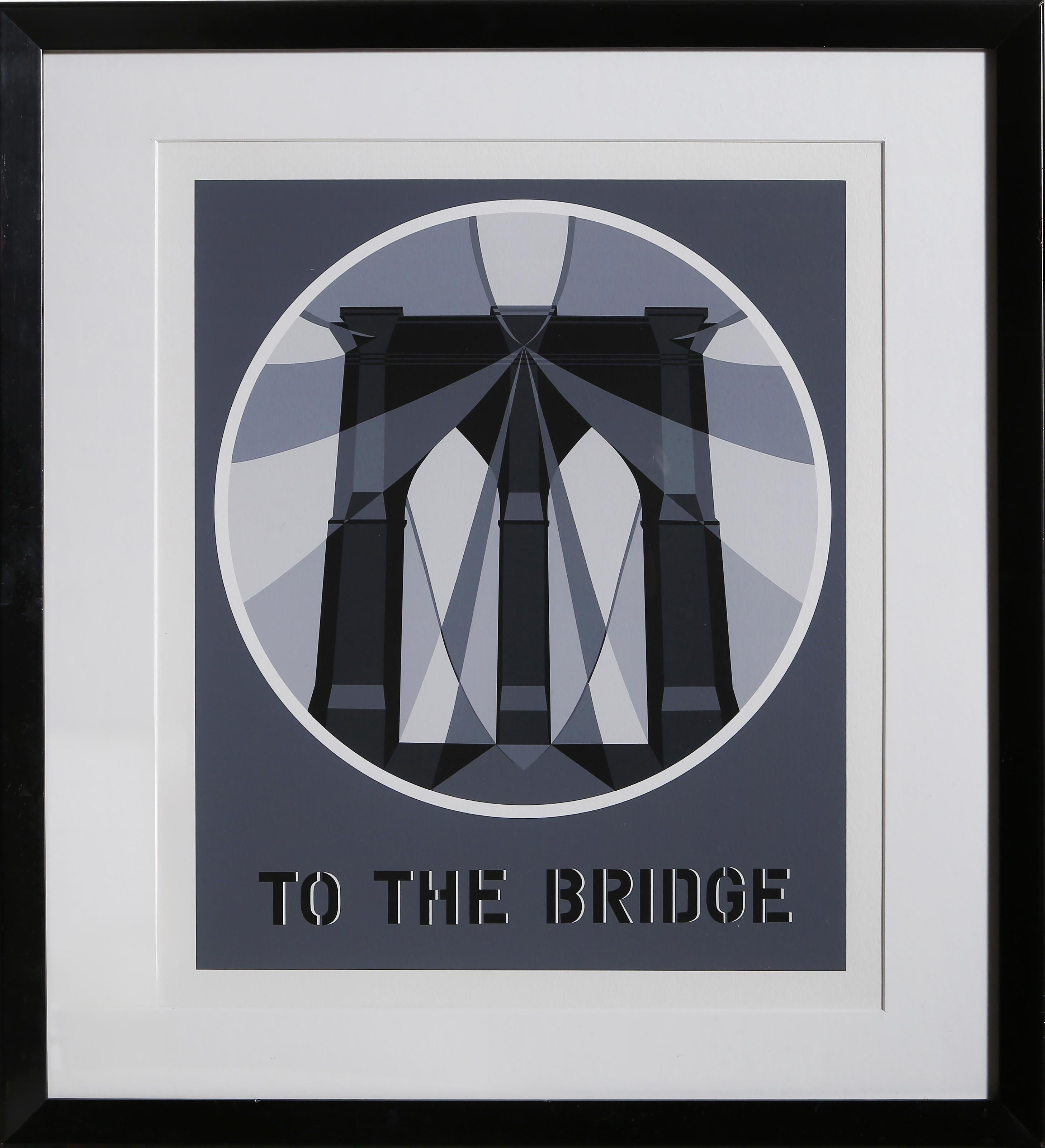 Robert Indiana, Amerikaner (1928 -2018) - To the Bridge aus dem American Dream Portfolio, Jahr:  1964 (1997), Medium:  Siebdruck auf Büttenpapier (unsigniert), Auflage:  395, Bildgröße:  17 x 14 Zoll, Größe:  22 Zoll x 17 Zoll (55,88 cm x 43,18 cm),