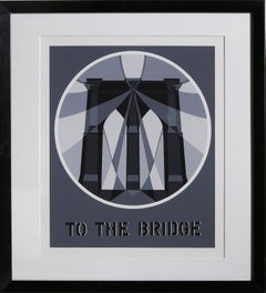 Al puente, serigrafía pop art de Robert Indiana
