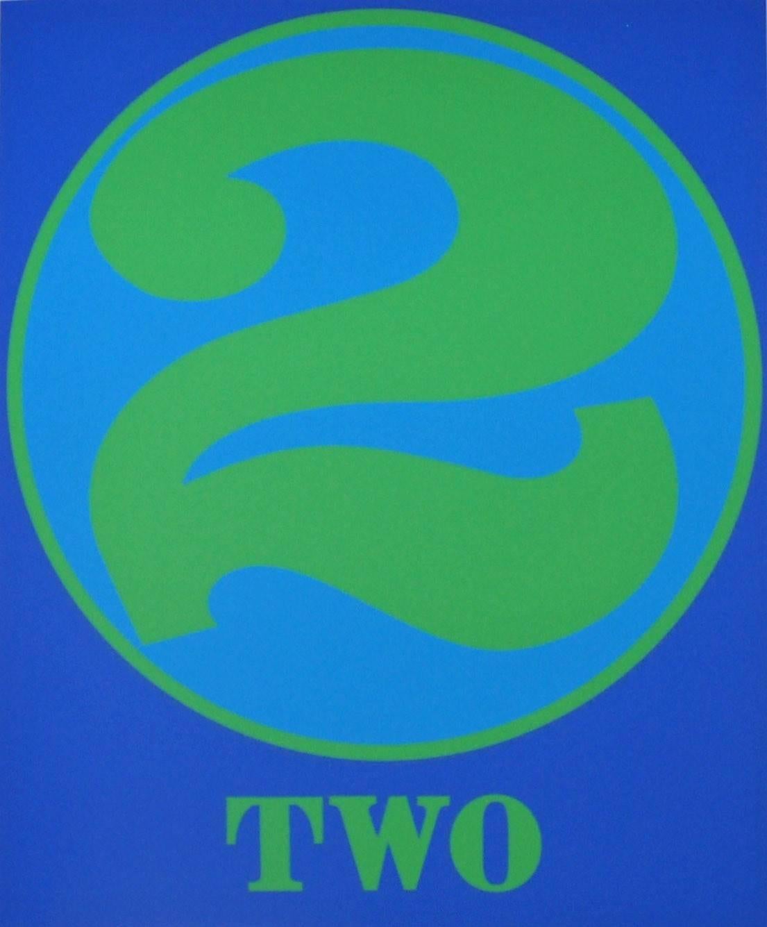 Two - Print by Robert Indiana