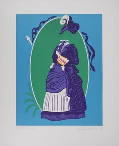 Votes for Women (Anne) - Litografia originale, firmata con le mani