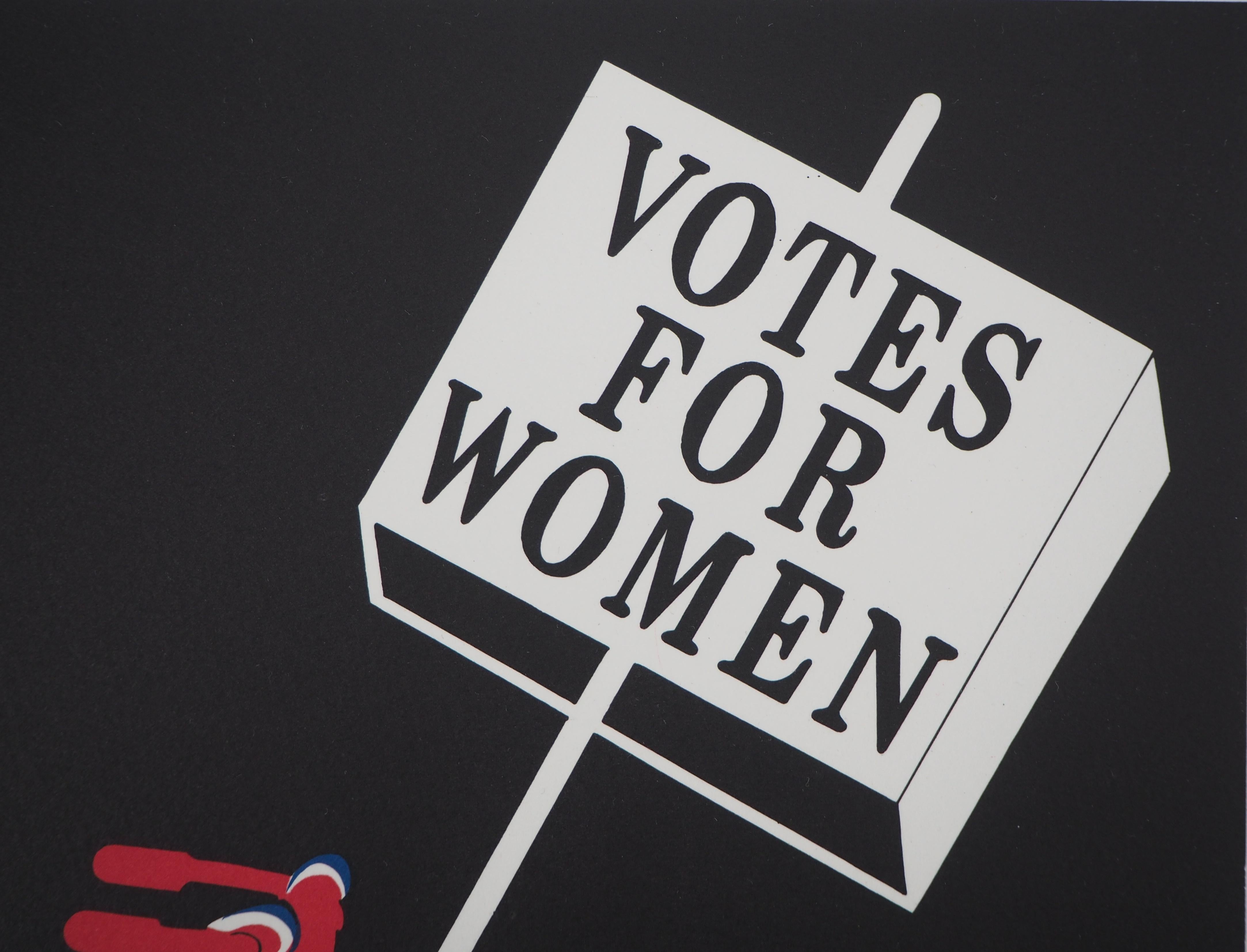 Votes for Women - Original lithograph, Handsigned and numbered / 150 2