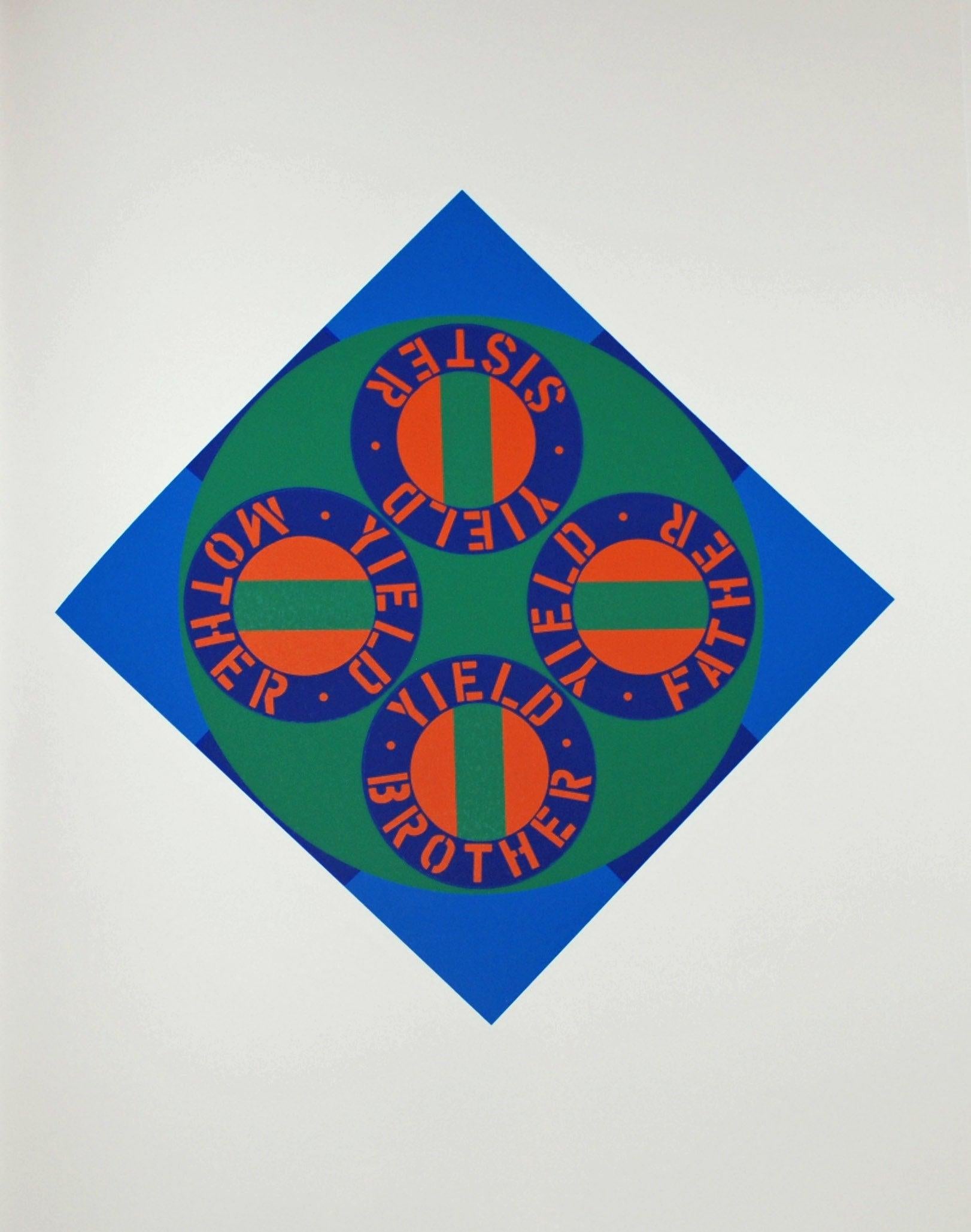 Yield Brother #2, from The American Dream - Print by Robert Indiana