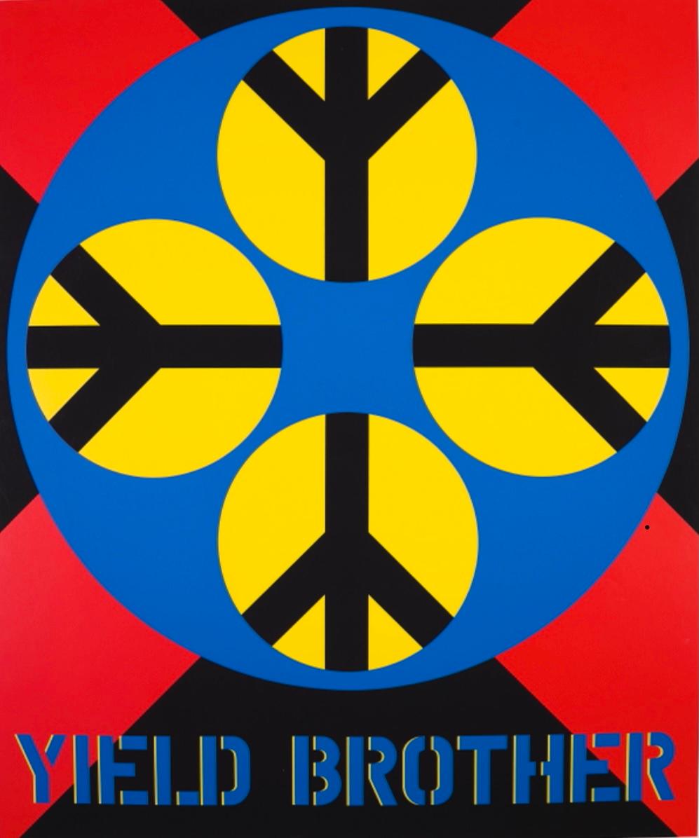 Yield Brother (Depuis une décennie) - Print de Robert Indiana