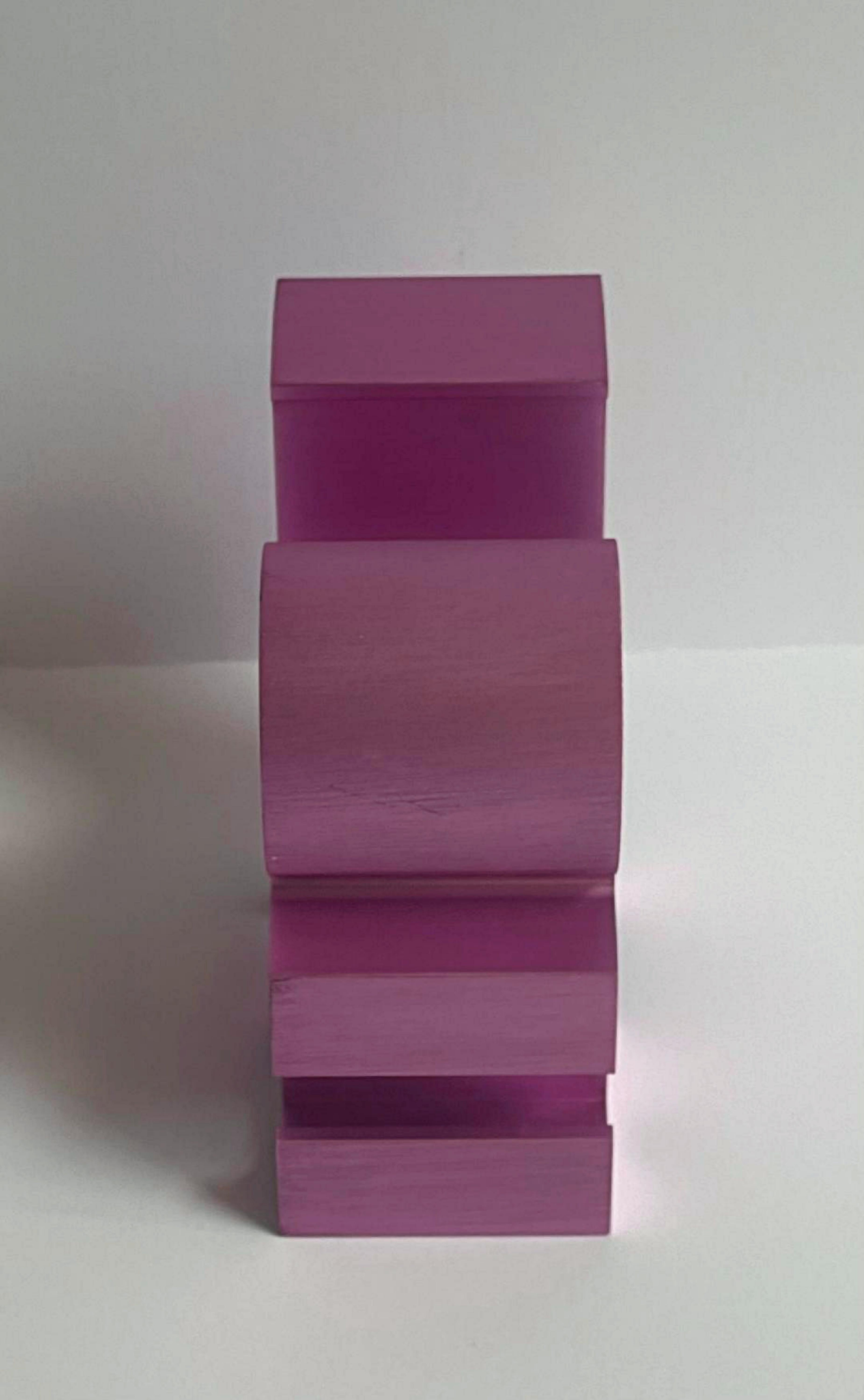 Sculpture LOVE (Pink), réplique officielle avec le cachet du musée d'art d'Indianapolis en vente 5