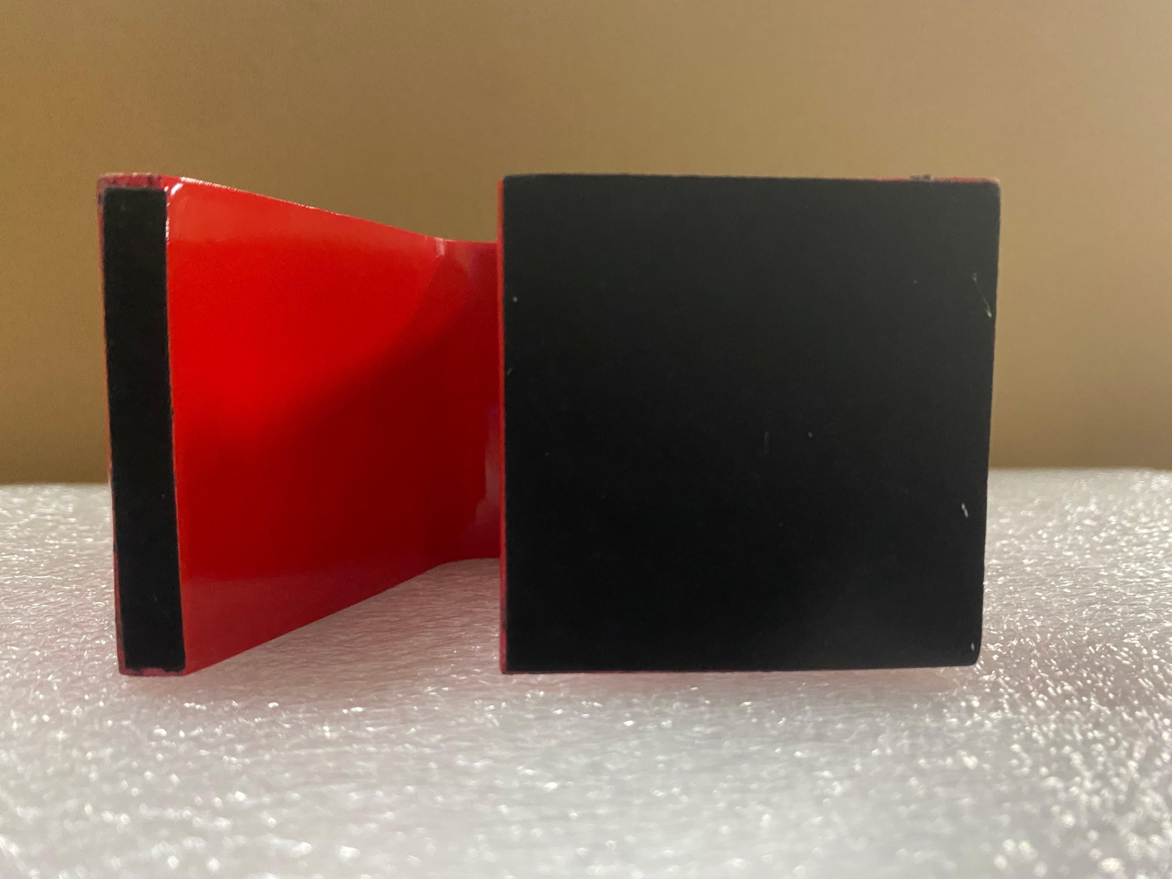 Love (Red-Blue) polystone sculpture with original case Ed. 500 by Robert Indiana For Sale 11