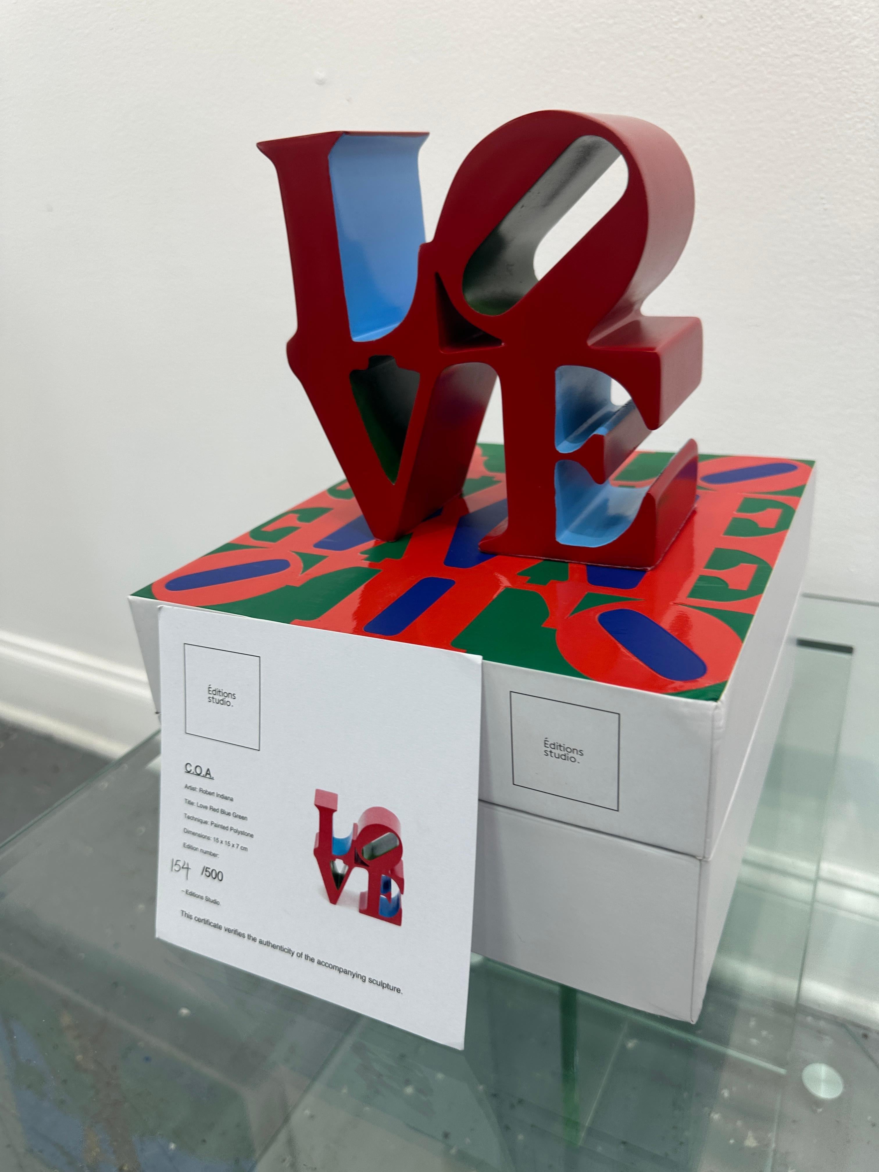 Robert Indiana LOVE Red Green & Blue 3