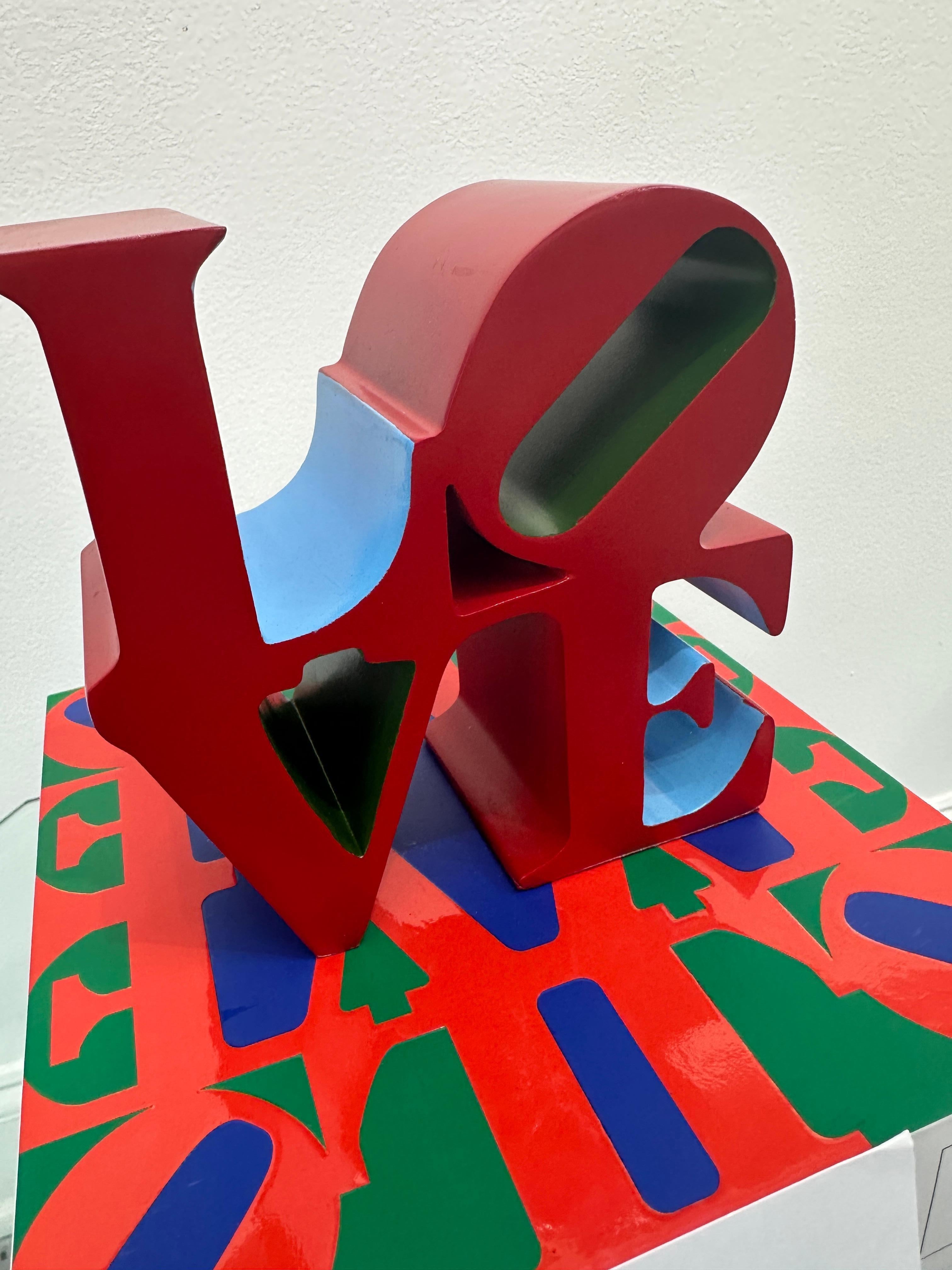 Robert Indiana LOVE Red Green & Blue 4