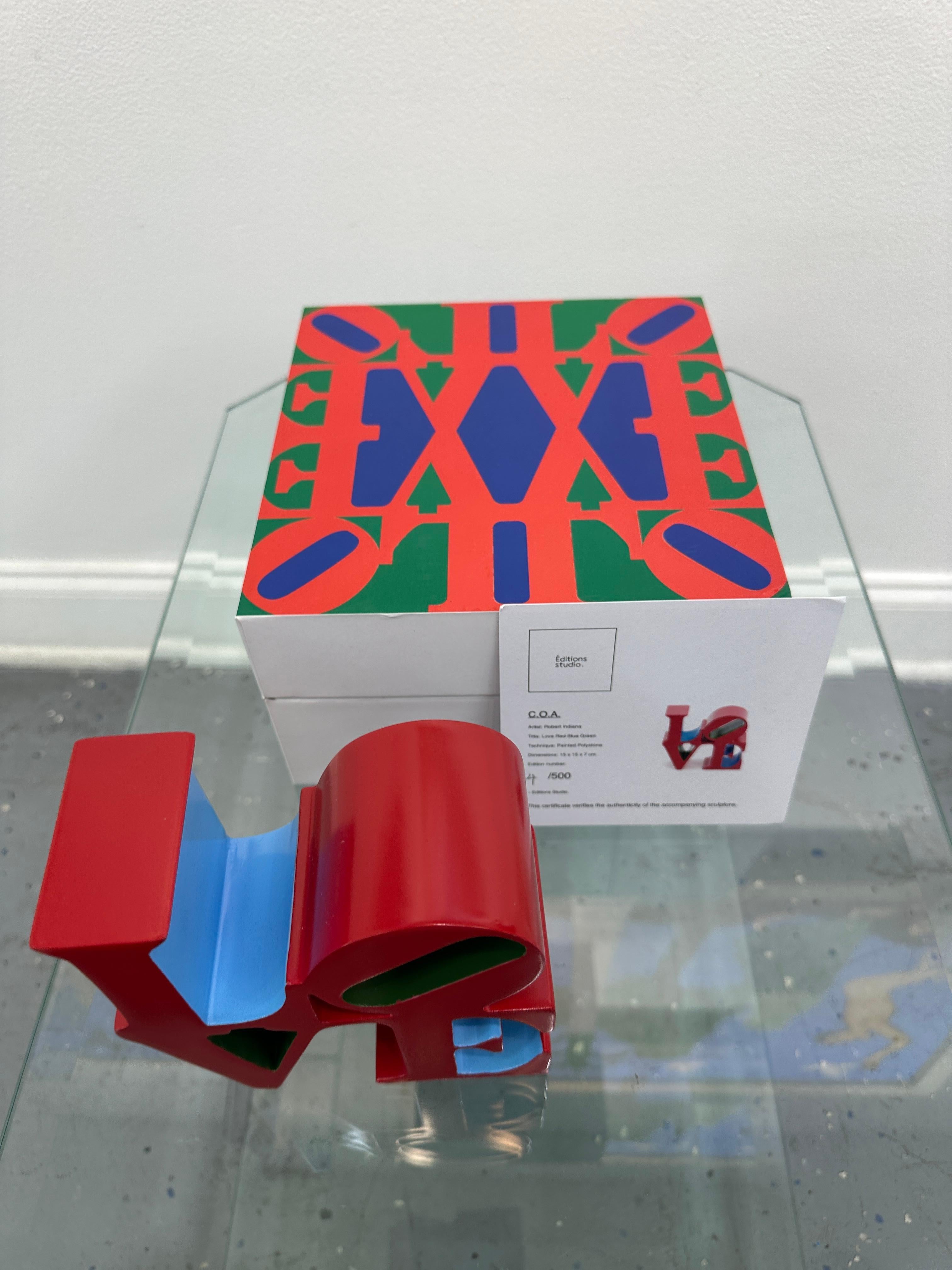 Robert Indiana LOVE Red Green & Blue 6