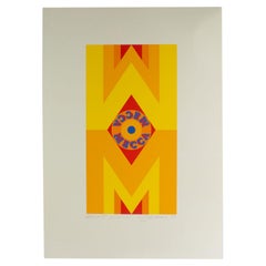 Robert Indiana Signed 1977 “Mecca I” Limited Edition Serigraph