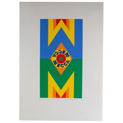 Robert Indiana Signed 1977 “Mecca III” Limited Edition Serigraph