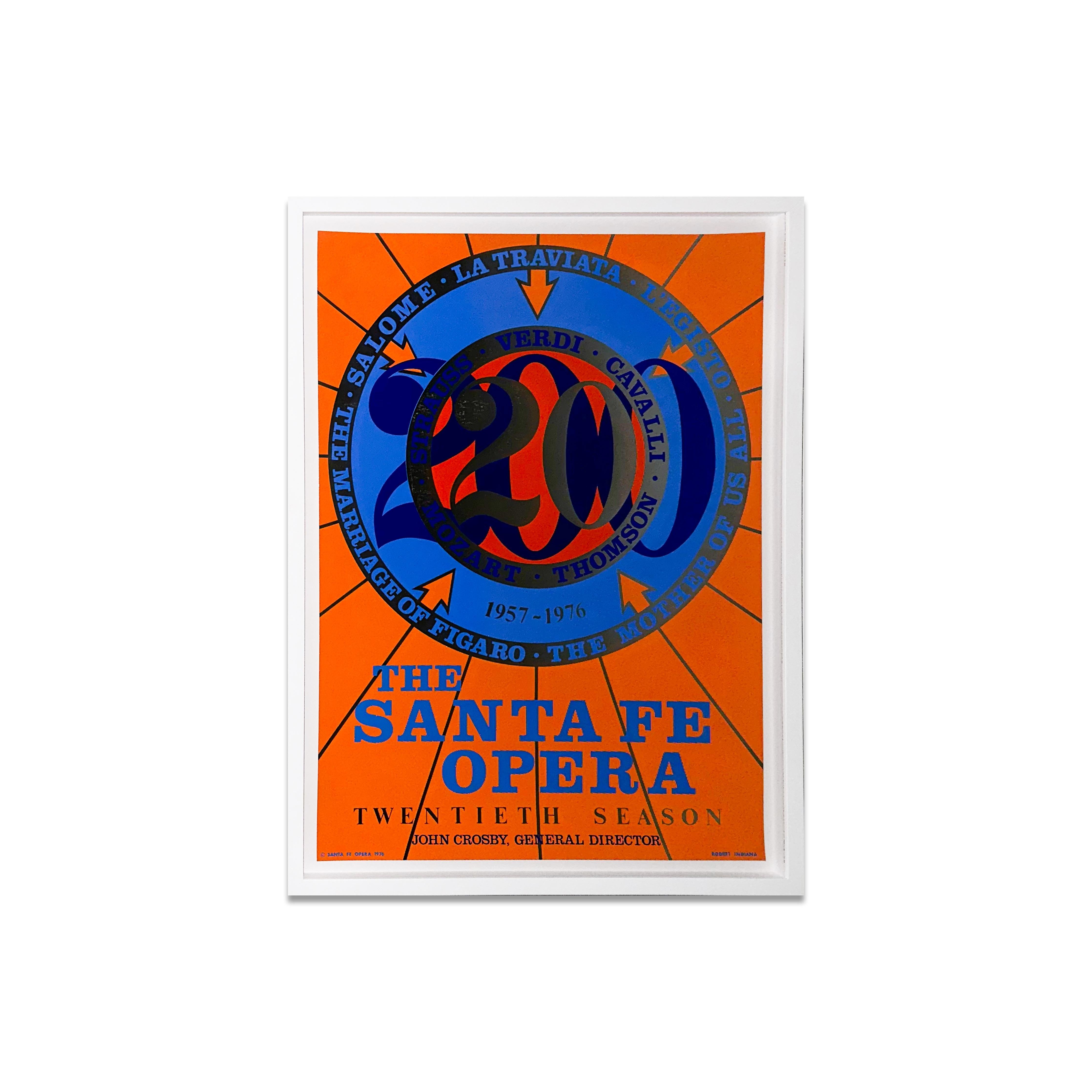 American Robert Indiana: The Santa Fe Opera, 20th Season For Sale