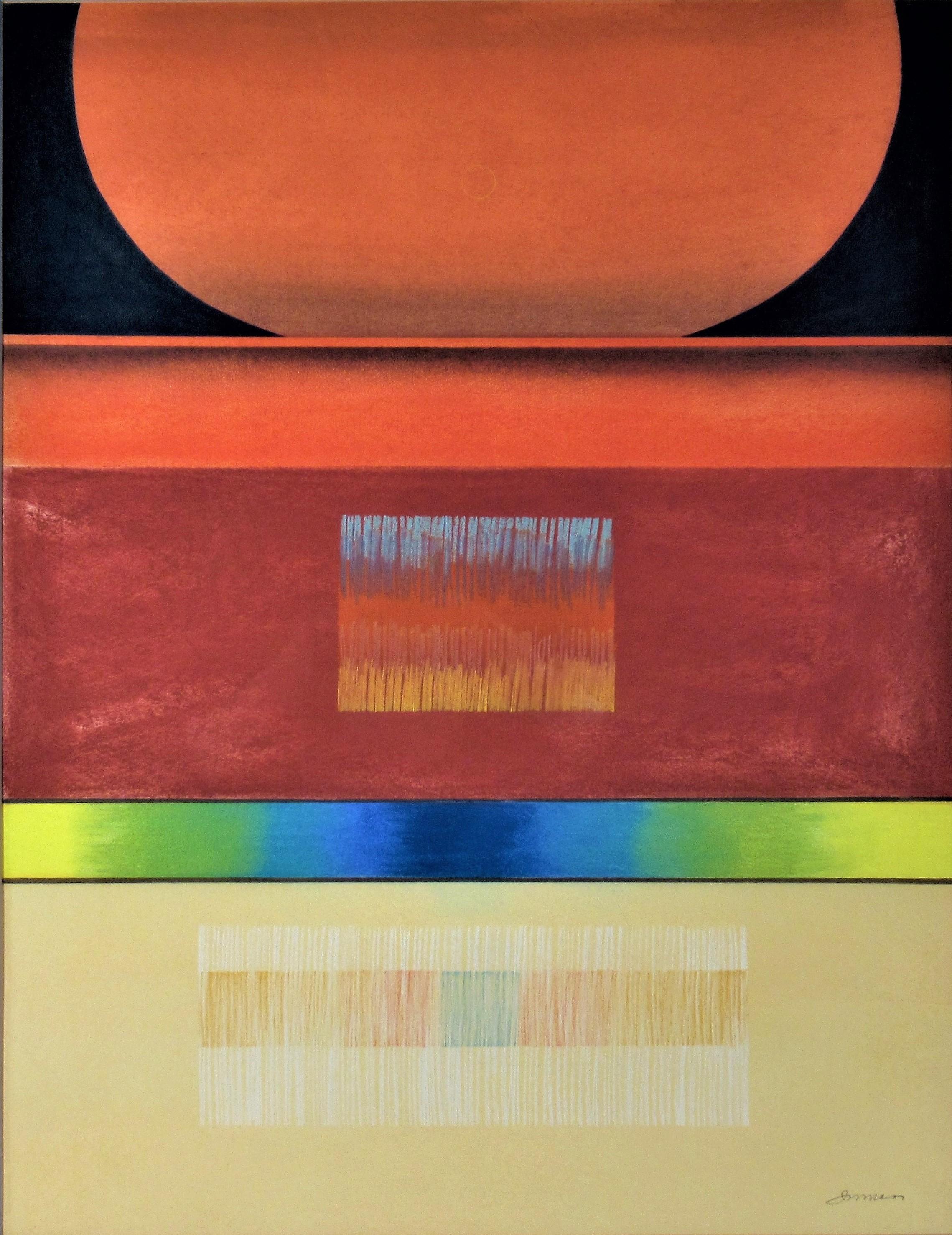Schöpfung #34 (Abstrakter Expressionismus), Mixed Media Art, von Robert Inman