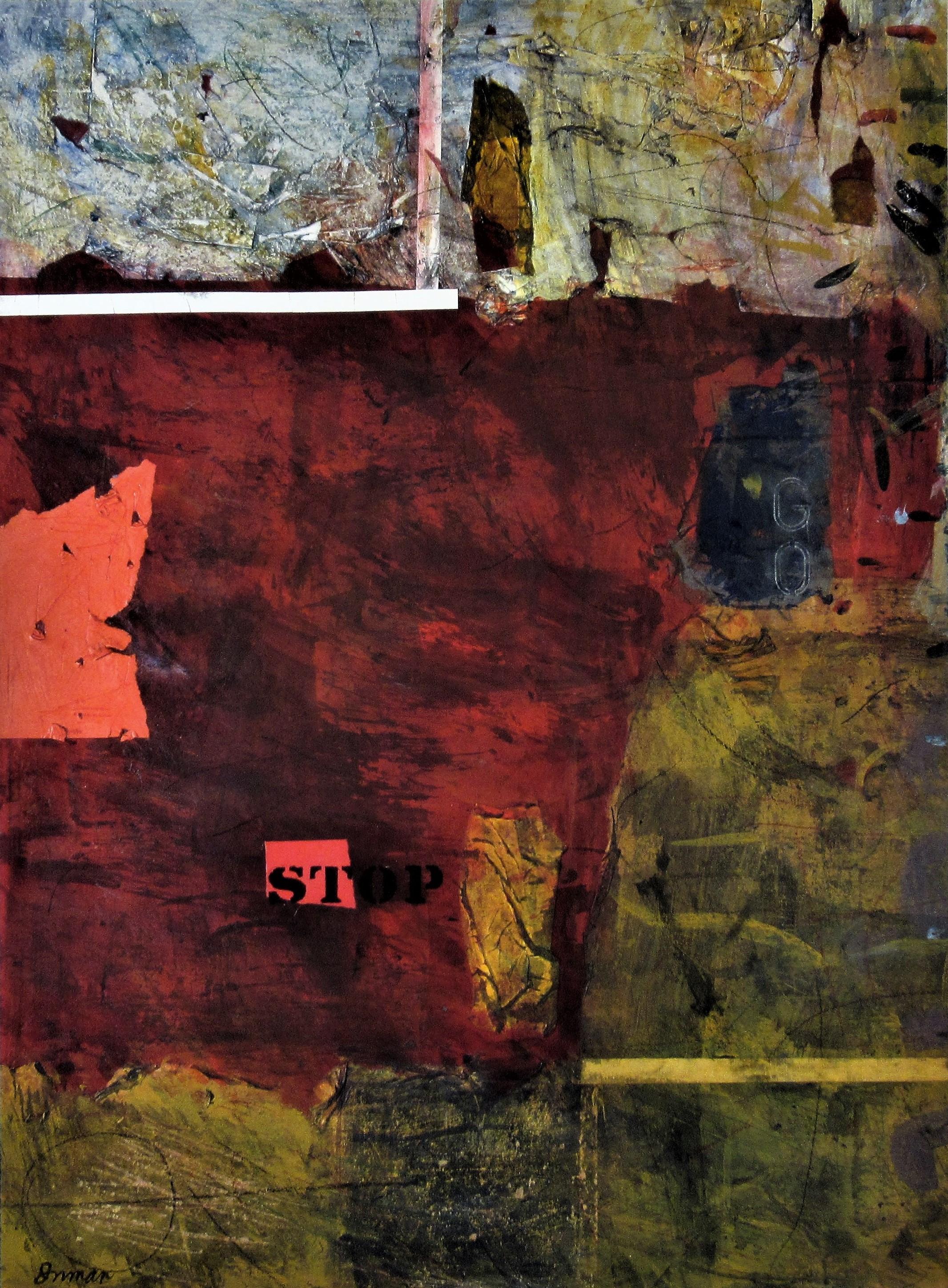 Soho #48 - Expressionnisme abstrait Painting par Robert Inman