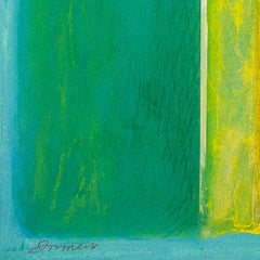 Abstrakt, Smaragd und Kobalt", Chouinard, Osaka, Butler Institute of Art, LACMA