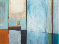 Abstracto en marfil y azul", Chouinard, Osaka, Instituto Butler de Arte, LACMA