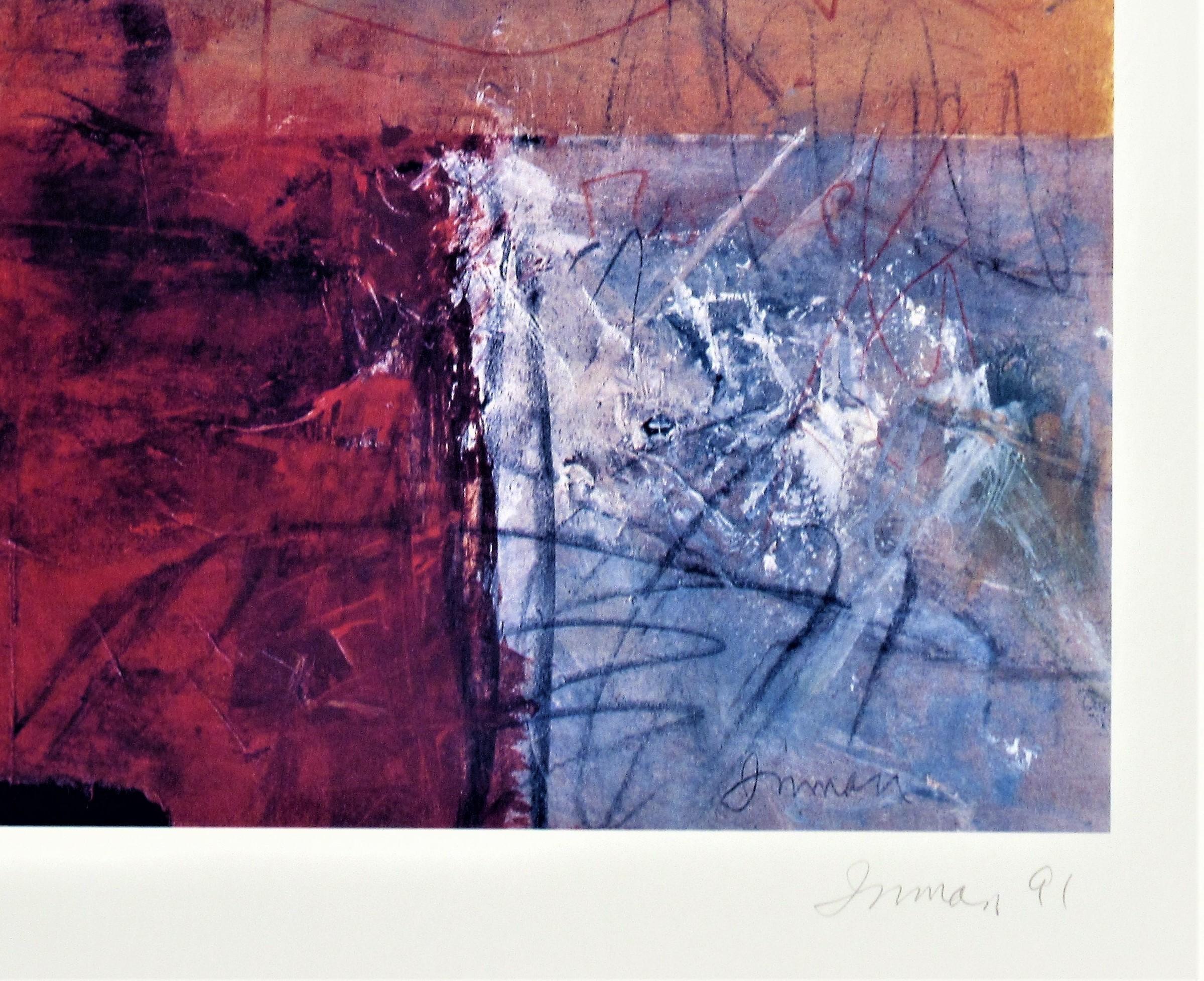 Soho #6 - Abstract Expressionist Print by Robert Inman
