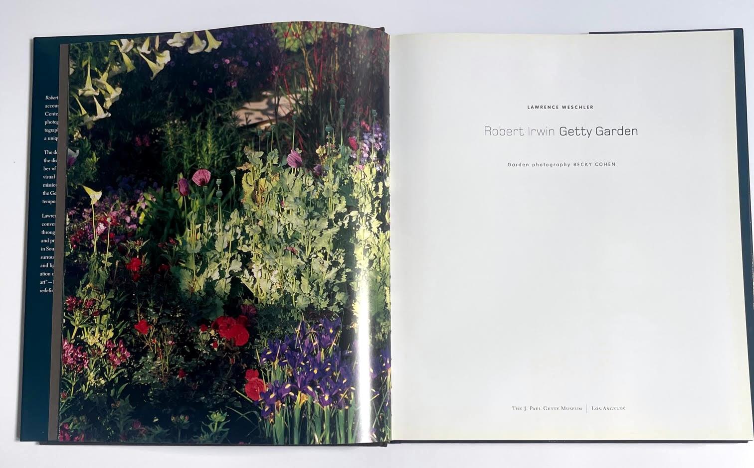 Monograph: Robert Irwin Getty Garden (hand signed and inscribed by Robert Irwin) For Sale 3