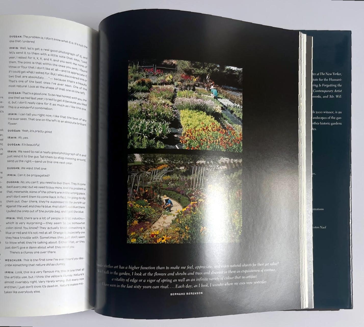 Monograph: Robert Irwin Getty Garden (hand signed and inscribed by Robert Irwin) For Sale 5