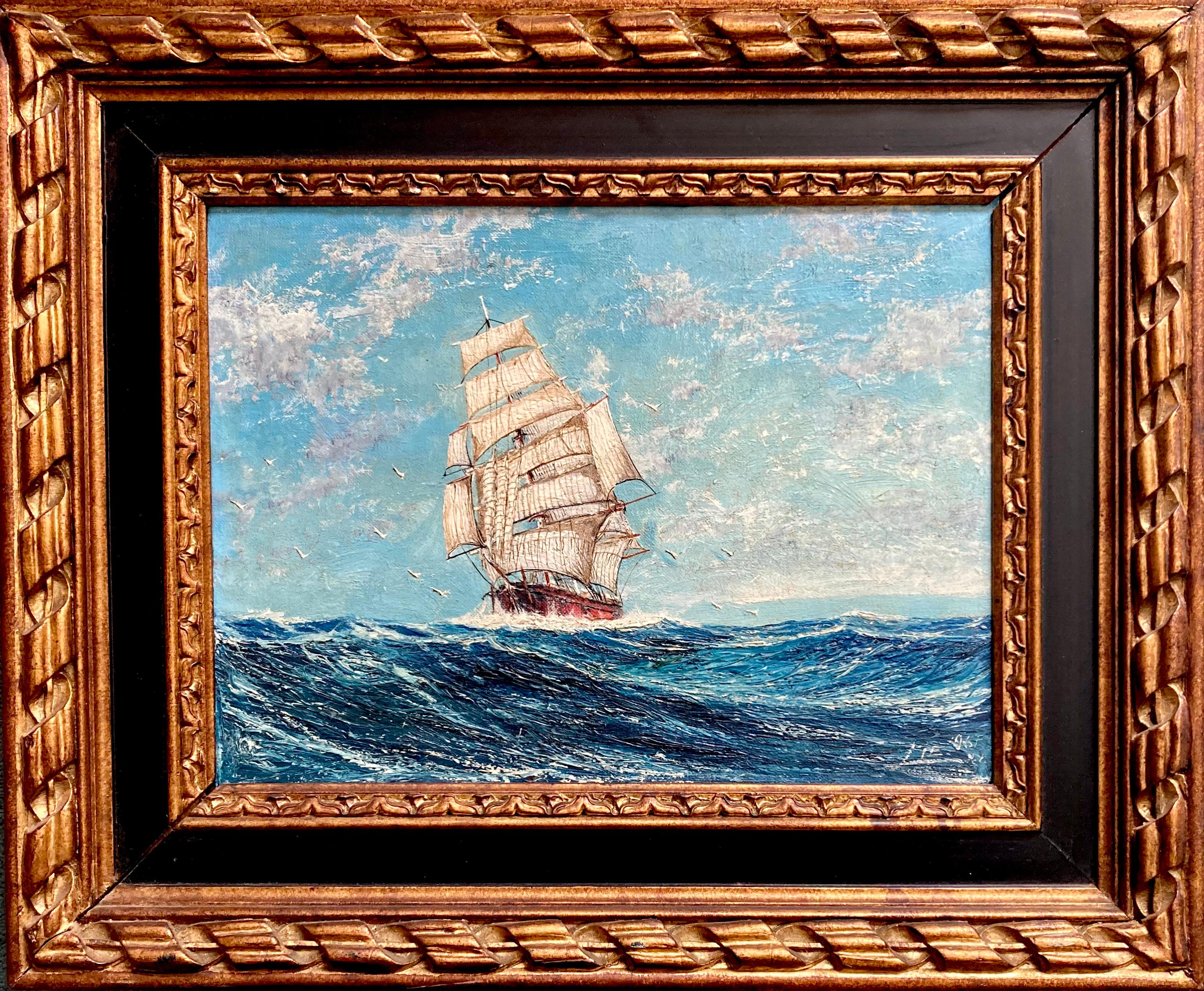 'Sailing" - Painting by Robert J Lie