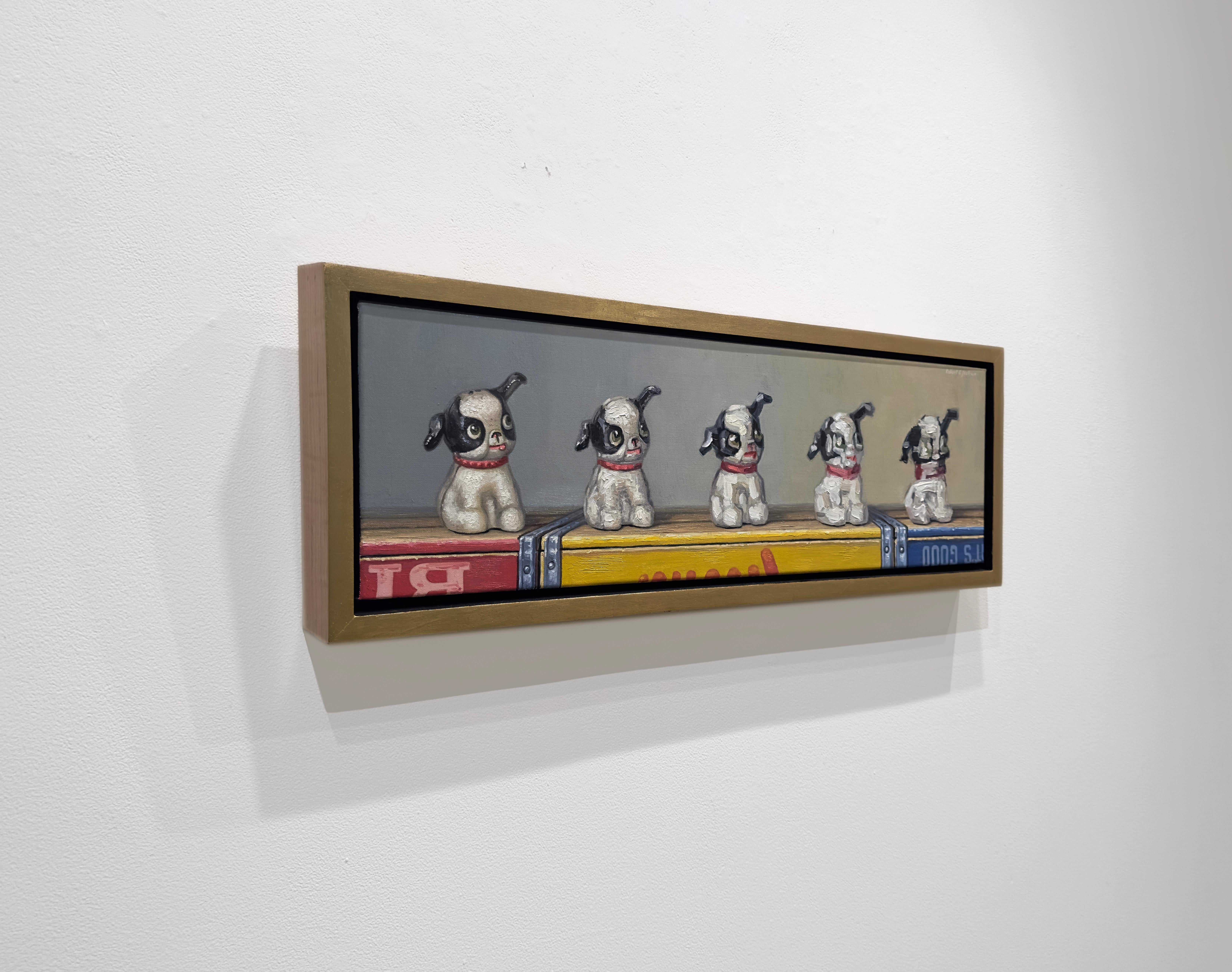 PERDERE LA REALTA' - Umorismo / Cani / Realismo / Giocattoli - Painting Contemporaneo di Robert Jackson